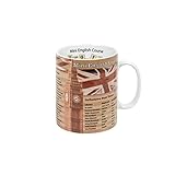 starbucks tasse england Höhe: 10,54 cm Wissensbecher kleiner englisch Kurs 460ml (Mini Englisch Kurs)
