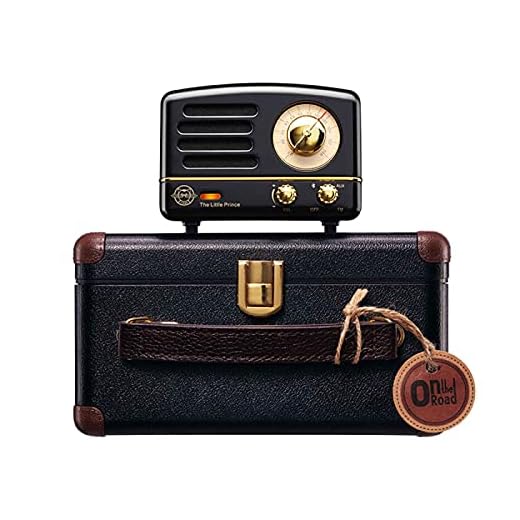 Altavoz Portátil Inalámbrico MUZEN OTR MATEL Radio Inalámbrico 5 Vatios con Funciones FM/AUX Conexión Inalámbraca Vintage Speaker Altavoz Bluetooth para Hogar Oficina y Exterior