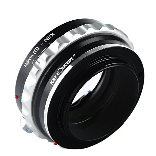 K&F Concept Adaptateur pour Sony E Mount a6000 a6300 a6500 a5000 a5100 A7 A7R a7S a7II a7RII a7SII a7III a7RIII et a9, N/G-E II – vue 5