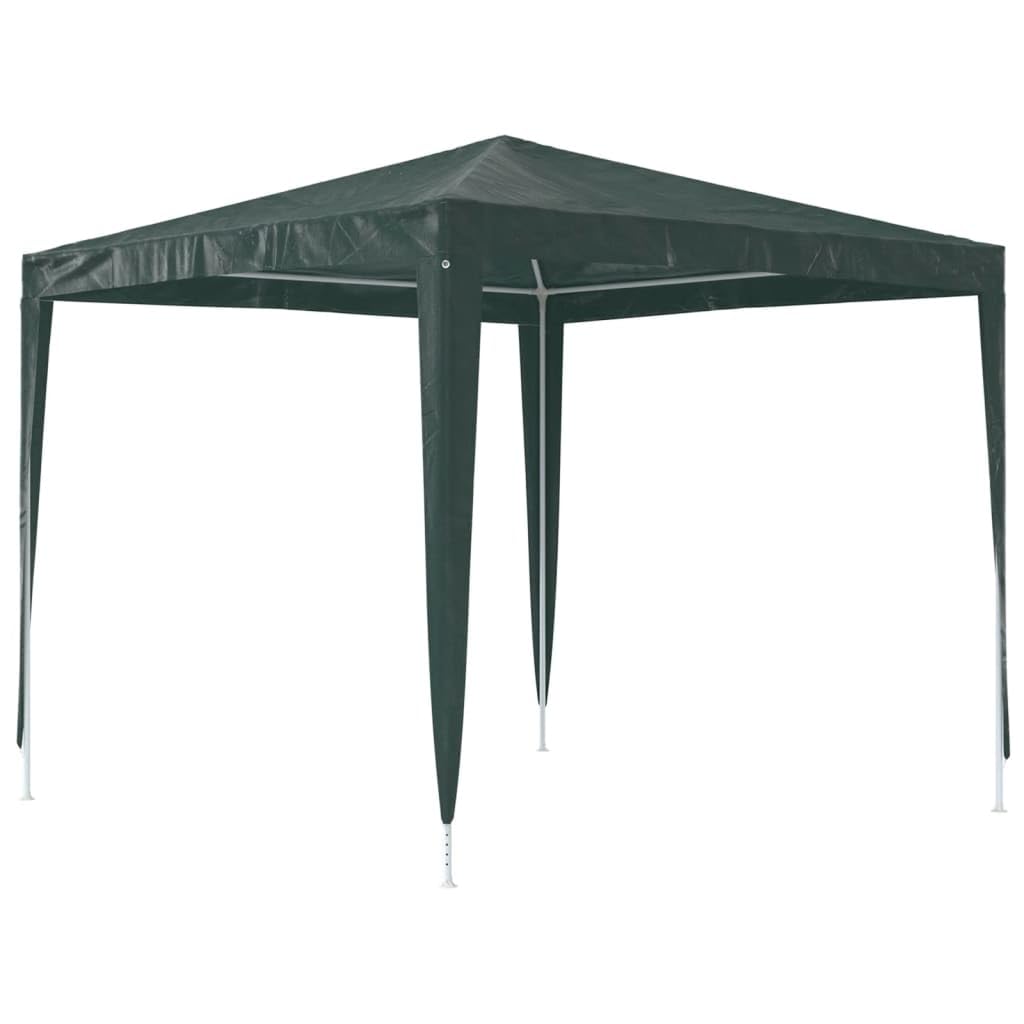 vidaXL Profi-Partyzelt 2,5×2,5 m Grün 90 g/m²