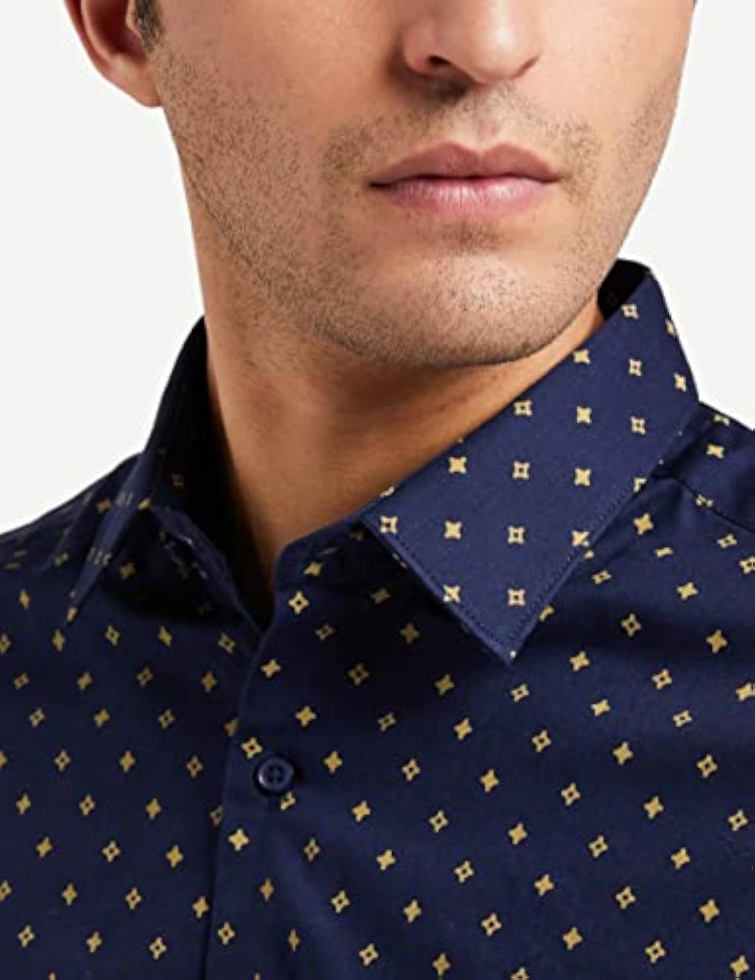 Cotton Printed Full Sleeve Regular Formal Shirt