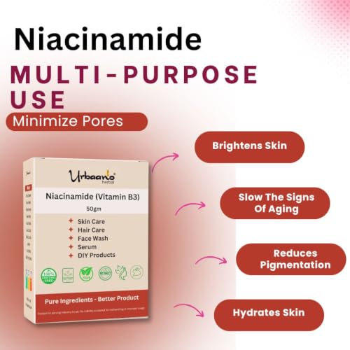Image of Niacinamide Powder (Vitamin B3) For Making Soap, Cream, Serum & Skin Care (50gm)