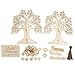 Produktbild 01 02 015 Basteldekoration, tragbar, stabil, einfach zu verstauen, einzigartiges Holz-Wunschbaum-Handwerk, wiederverwendbar, handgefertigt für Jubiläen für Hochzeiten