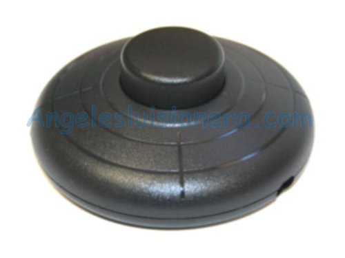 ElectroDH 11645N DH INTERRUPTOR DE PIE.2A/250V. COLOR NEGRO