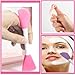 SUKPSY 6 Pcs Silicone Face Mask Brush Portable 2 in 1 Face Applicator Brush Reusable Double Head Facial Brushes Applicator for Face Mask Eye Mask Body Lotion Cream Facial Skin Care,DIY Facial-Mask