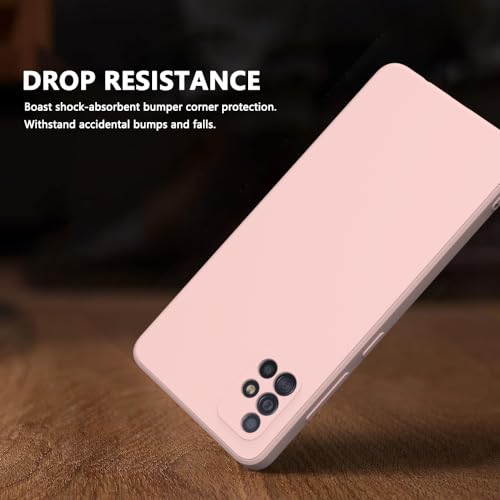 Image of for Samsung Galaxy A51 4G Case Pink, Scratch Resistant with Soft Touch, Slim Thin Phone Cover for Samsung Galaxy A51 4G