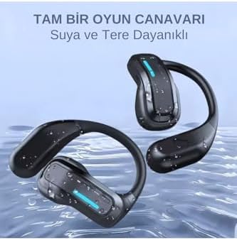 Vooka Trol Gaming Kablosuz Bluetooth 5.4 Oyuncu Kulaklık, 50 Ms Gecikme, Çift Mod, Hd Mikrofon Enc - Görsel 2