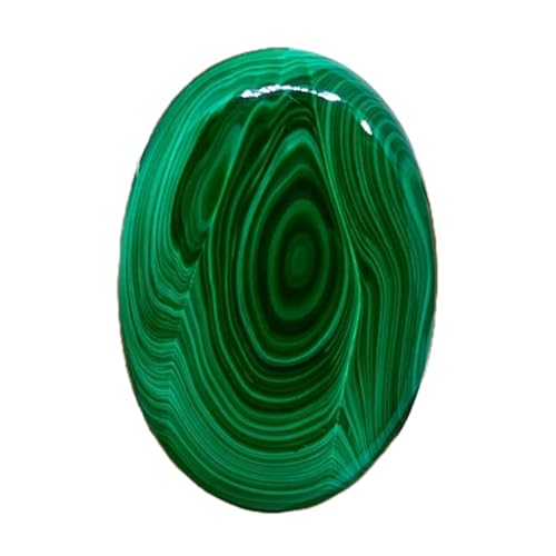 Malachite naturelle cabochon 29x19mm pour remplacer une pierre ou réparer une bague DIY
