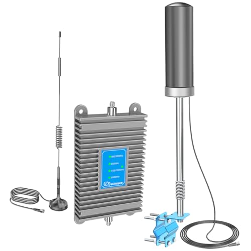 Car Cell Phone Signal Booster - 5G/4G LTE Amplifier for All US Carriers (Verizon, AT&T and More), Improves in-Vehicle Reception, FCC-Certified Booster for Car, SUVs, RVs, Vehicles