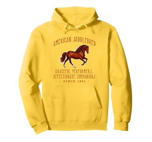 AMERICAN SADDLEBRED VINTAGE HORSE DESIGN Pullover Hoodie