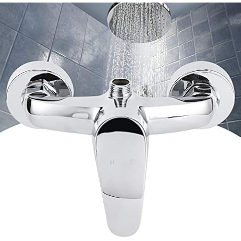 Garosa Bathroom Shower Valve G1/2 Thread Wall Mounted Copper Bath Shower Valve Cold Hot Water Mixing Valve Shower Mixer for Bathroom Installation (LQ-1403 Up) Cover