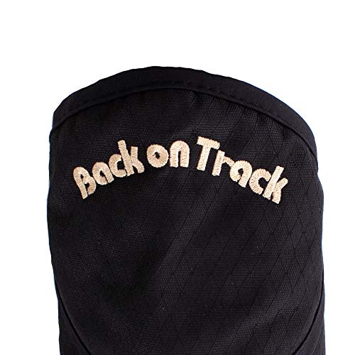 Back on Track Hunderegenmantel gefüttert 21 cm schwarz