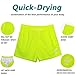 vxsvxm Fashion Short Mens Swim Trunks Boardshorts Quick Dry Swimwear with Mesh Lining/Pockets Yellow