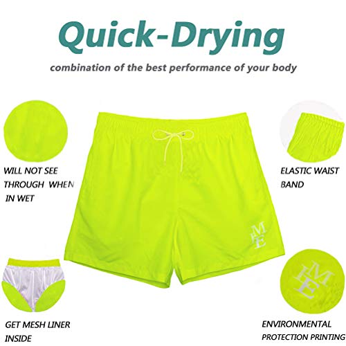 Beach Shorts Swim Trunks Quick Dry Men's Bathing Suit with Mesh Lining/Side Pockets2