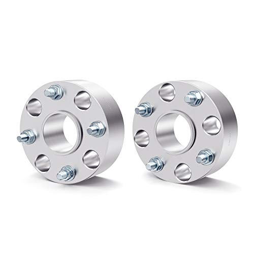 Rocktrix - 2 Inch Atv Wheel Spacers (4X110, 74Mm Bore, 10X1.25 Studs Nuts) Compatible With Honda Yamaha Suzuki Bombardier (Read Listing For Year Model Info) Utv V1 50Mm Silver 2Pcs #TOP4