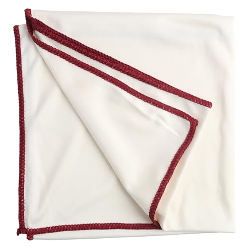 Jecdfs 3pcs Pulido de Microfibra Grandes,Bayetas Microfibra de Doble Cara, Microfibra 40x60cm Blanco,Reutilizables Trapos de Limpieza de Cristales Paño,para Cristales, Copas de Vino, Espejos, Cámaras