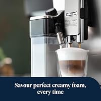 De'Longhi ECAM650.85 Kaffeevollautomat mit LatteCrema Milchsystem DeLonghi ECAM 650.85 MS, 18/8 Edelstahl, 1 Liter, Silber – Ansicht 6