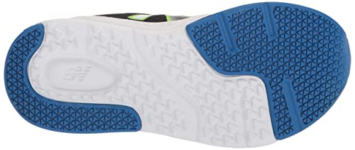 New Balance Boy's Dynasoft 545 V1 Hook And Loop Running Shoe, Black/Pixel Green/Cobalt, 10 Toddler #TOP3