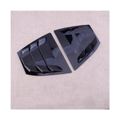 Hongxiani Arrière Côté Fenêtre Volet Persienne Couverture pour Mazda 3 Axela 2014 2015 2016 2017 2018,Volet Fenêtre Déoration De Voiture Accessoires
