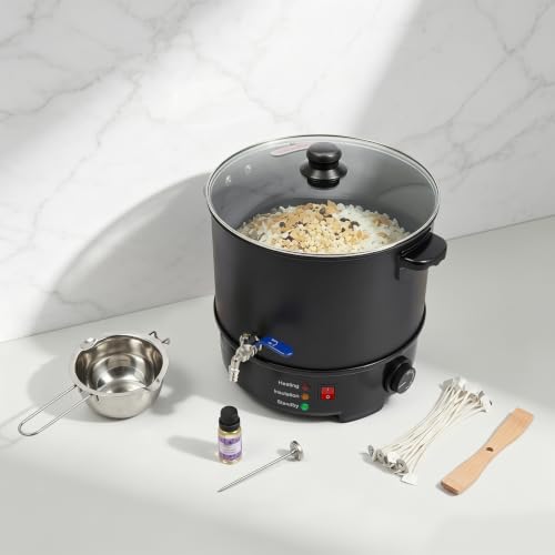 Calentador de cera de gran capacidad para crear jabones y velas en casa 5