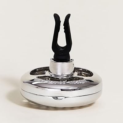 MAISON BERGER Luxury Car Air Freshener Bundle Honeycomb Chrome Vent Clip Diffuser + 2 Ocean Breeze Ceramic Pods (4-6 Week Scent), French-Made Refillable System, Adjustable Fragrance