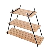 [Allgemeine Verwendung] Organisieren Sie Ihre Pflanzen ordentlich innen und im Freien, eine großartige Ergänzung zum Wohnzimmer, des Winters, des Esszimmers, des Balkons, des Eingangs, der Veranda, der Terrasse, des Decks, des Gartens usw. Diese ästhetisch ansprechende Regaleinheit kann ein Display stehen Fotos, Knickknose, Sammlungen, Kunsthandwerk, Bücher im Wohnzimmer.