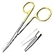 MuskalMed Blepharoplasty Scissors Curved 11.5 cm w/Tungsten Carbide O.R Grade