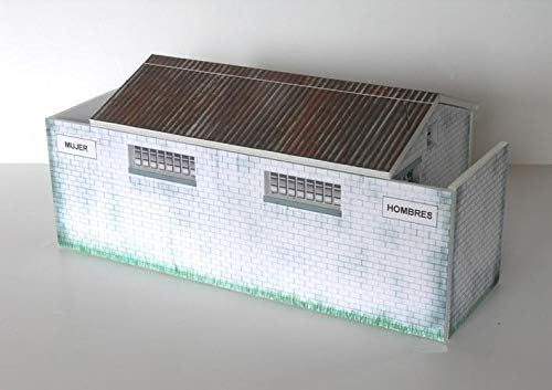 Greenhills Slot Car Building Kit Spanish Toilet Block 1:43 Scale MACC628