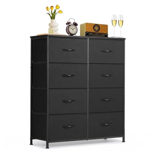 8-Drawer Dresser for Bedroom, Anti-Tip Tall Storage Organizer