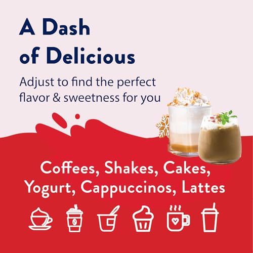 Image of Jordan's Skinny Mixes Sugar Free Coffee Syrup, Holiday Trio Coffee Flavoring Syrup, Zero Calorie Drink Mix for Lattes, Baking, Protein Shake, Dairy & Gluten Free, Kosher, 12.7 Fl Oz, 3 Pack