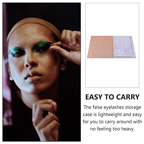 IWOWHERO 1 Unidade Caixa De Cílios De Armazenamento Bandejas De Servir De Plástico Bandejas De Cílio