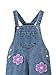 Girls Cowboy Romper 2025 Fashion Cute New Flower Towel Emperor Blue Pants Romper Romper For 4-8 Years (US, Age,5 Years,Blue)