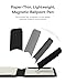MOFT Action Inspiration MagSafe Phone Stand, Magnetic Notepad Stand Compatible with iPhone 16 Series and Other Phones with Two Types of Notepad and Magnetic Invisible Pen, Jet Black + Jet Black