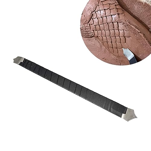 Pottery Clay Modeling Tools Fish Scale Texture Carving Blade