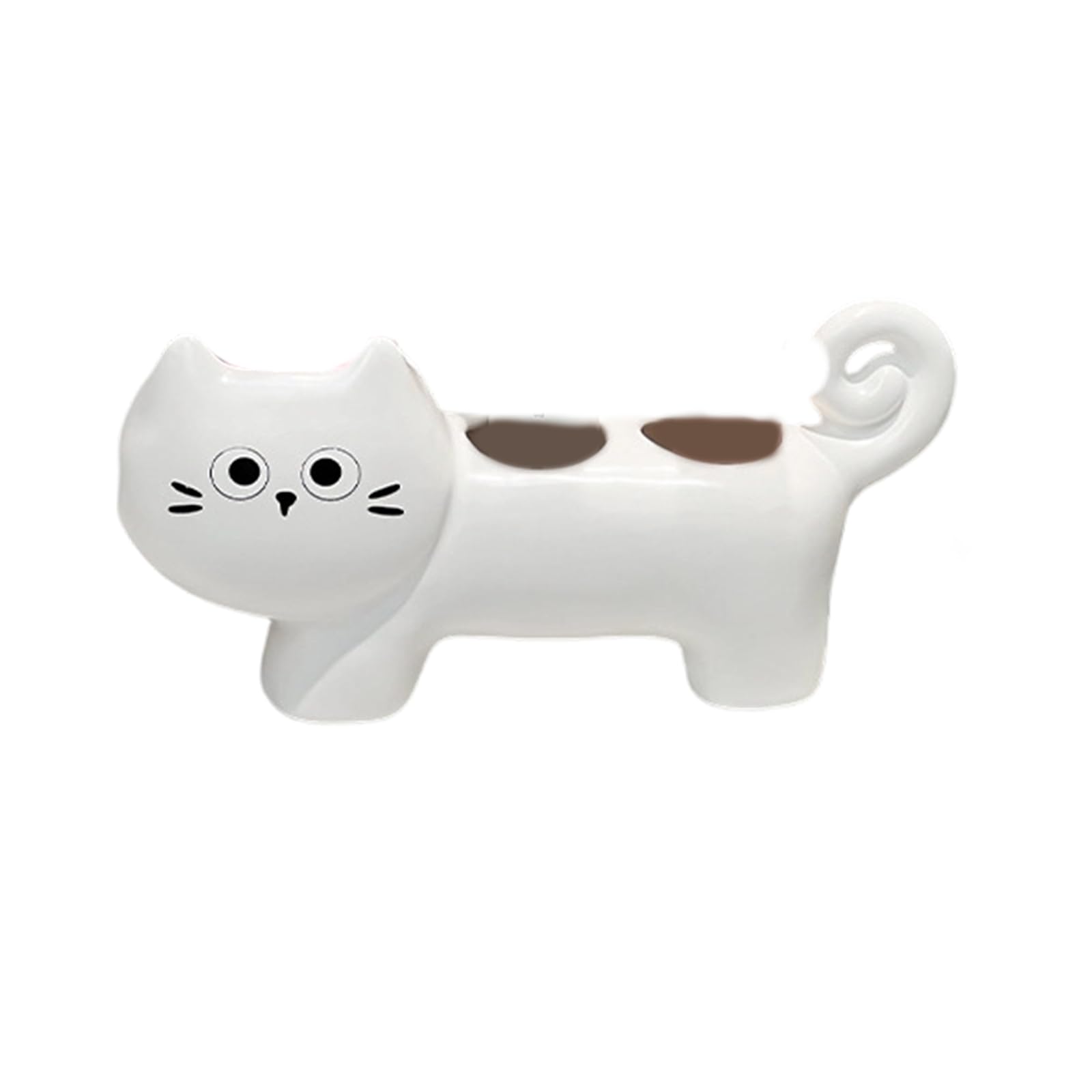 Ceramic Electric Toothbrush Holder with 3 Slots Toothbrush Toothpaste Organiser Stand for Bathroom Countertop and Vanity Bathroom Countertop Holder