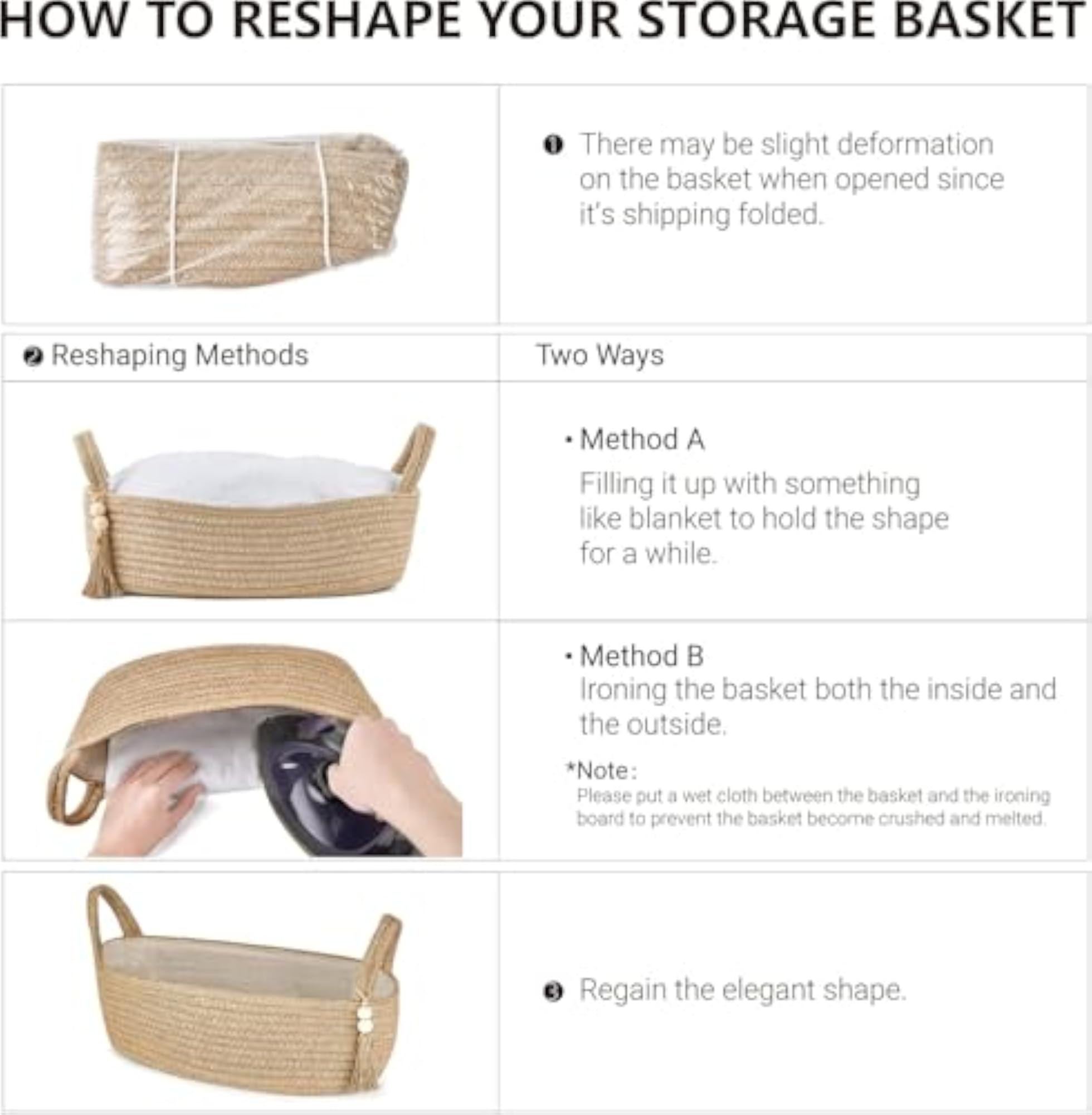 Handwoven Tray with Handle, Multipurpose Organizer Basket