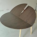 Table pliante polyvalente et peu encombrante : cette table intègre un design pliable astucieux avec des charnières dissimulées pour un fonctionnement sans problème. Il offre une surface plane des deux côtés, assurant fonctionnalité et style. Lorsqu'il n'est pas utilisé, il se replie et se range facilement, ce qui en fait un choix idéal pour les appartements et les espaces de vie compacts. Parfait pour manger, bricoler ou travailler.