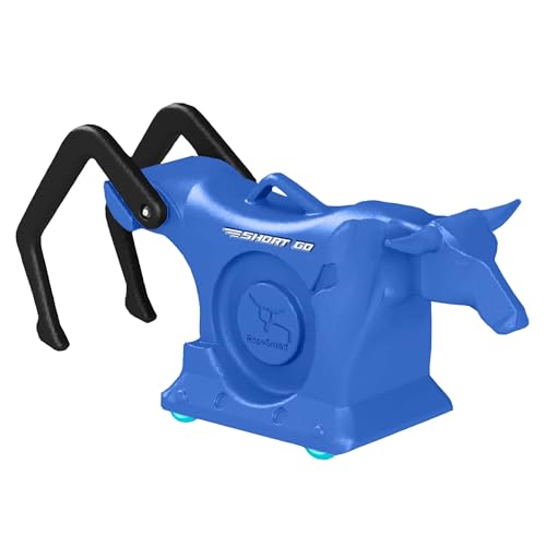 Coolhorse Short Go LED Light Roping Dummy on Wheels Blue