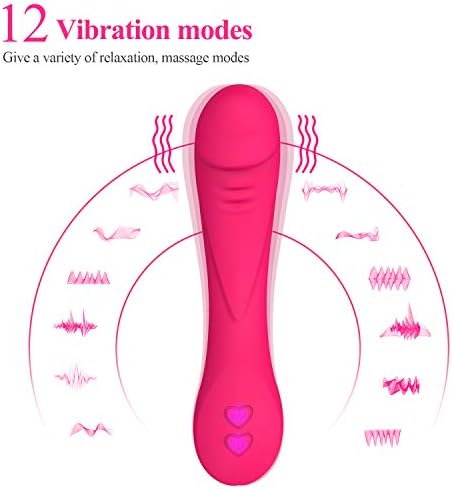 Rechargeable Design Š--x tyş4wmň Massager with Soft Silicone Sensory, 12 Silent Powerful Modes Easy to Use for Deep Tissue