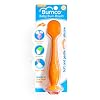 Baby Bum Brush, Original Diaper Rash Cream Applicator, Soft Flexible Silicone Brush, Unique Gift [Orange]