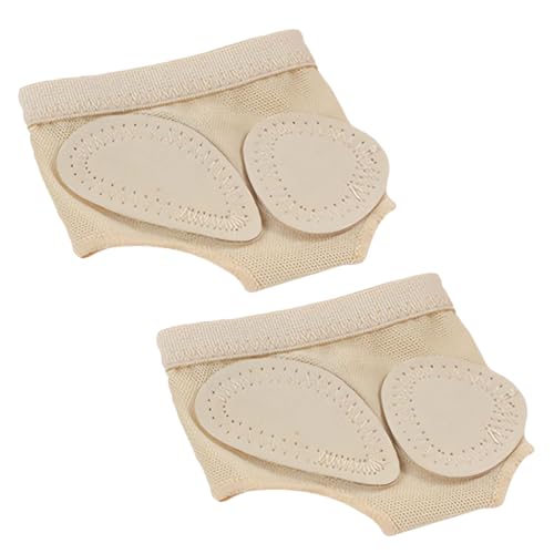Foot Thongs for Dance Shoes for Women 1 Pair Comfortable Toe Thongs for Dancing Shoes Ballet Shoe Dance Foot Thong for Ballet Modern Dance Belly Dancing (Beige)