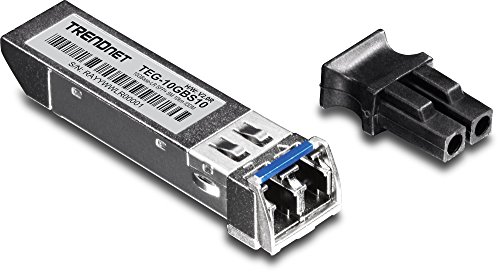 TRENDnet SFP to RJ45 10GBASE-LR SFP+ Single Mode LC Module, TEG-10GBS10, Up to 10 km (6.2 Miles), Hot Pluggable SFP Transceiver, Duplex LC Connector, 1310nm, 3.3V Power Supply, Lifetime Protection