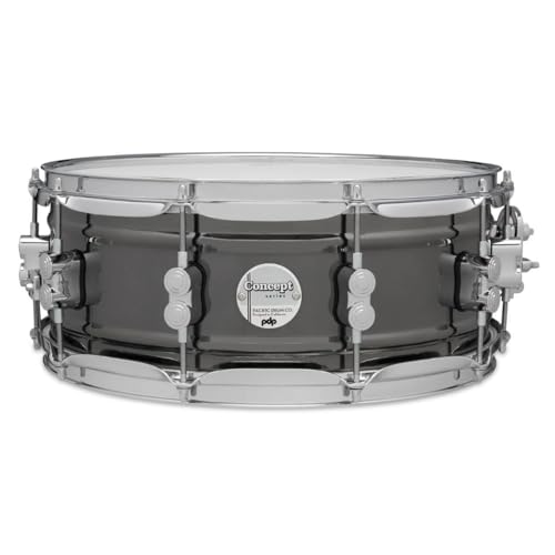 PDP Concept Series Black Nickel Over Steel Snare Drum 5.5\"X14\"