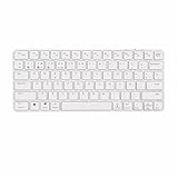 ◆ Clavier sans fil QWERTY espagnol : disposition complète en espagnol avec touche Ñ, tildes (á, é, i, ou), dièses (ü) et signes d'ouverture. Idéal pour écrire en espagnol avec un confort total et sans erreur de clavier.