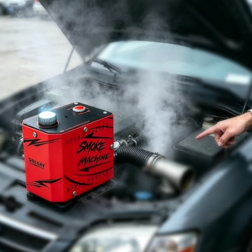 Solary Smoke Machine Leak Detector: 12v Precision Leak Testing Tool for Modified Car Systems – Ideal for Performance Optimization & Aftermarket Upgrades – Durable for DIY Car Enthusiasts