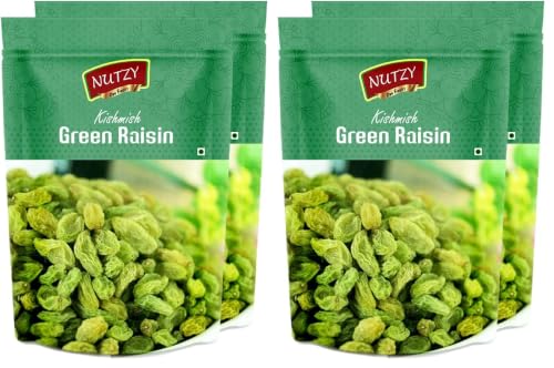 Image of Nutzy Premium Raisins (Kandhari Raisins /Kishmish, 400g) (Pack of 2)