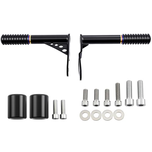 TIKGETUP Rear Crash Bar with 2 Pairs Sliders for Harley 2018-2026 M8 Softail Streeb Bob Low Rider S ST Softail Standard FXBB FXLR FXST FXFB FLSB, Black by TIKGETUP - Used condition - US$81.96
