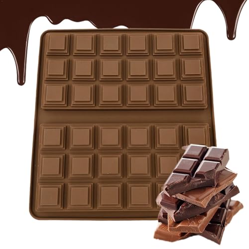Molde de chocolate de grado alimenticio, antiadherente, molde de 36 huecos, accesorios de fabricación de postres para bombones, trufas, bonbo