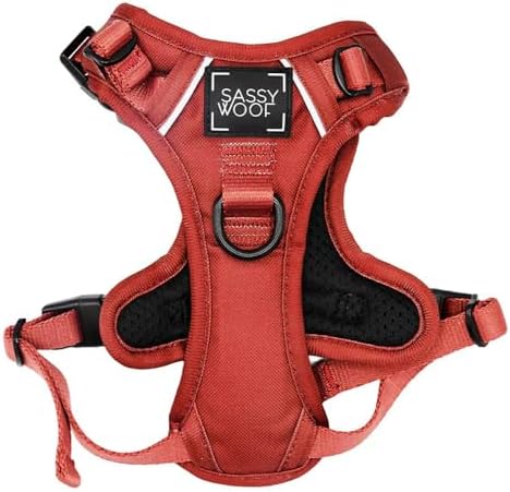 Burgundy Dog Step-In Harness by Sassy Woof image 5