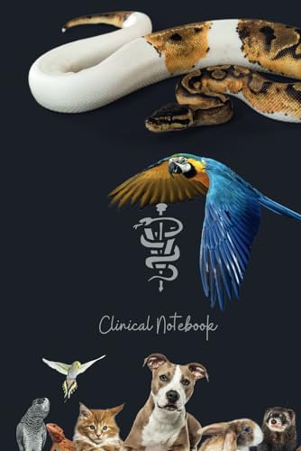 Veterinary Student Clinical Rotation Case Log Motivational Notebook - Comprehensive Patient Tracking for Case, SOAPs, and Discharges